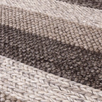 Alfombra Katherine Carnaby Coast Rayas Variadas Lana Hilada a Mano CS08