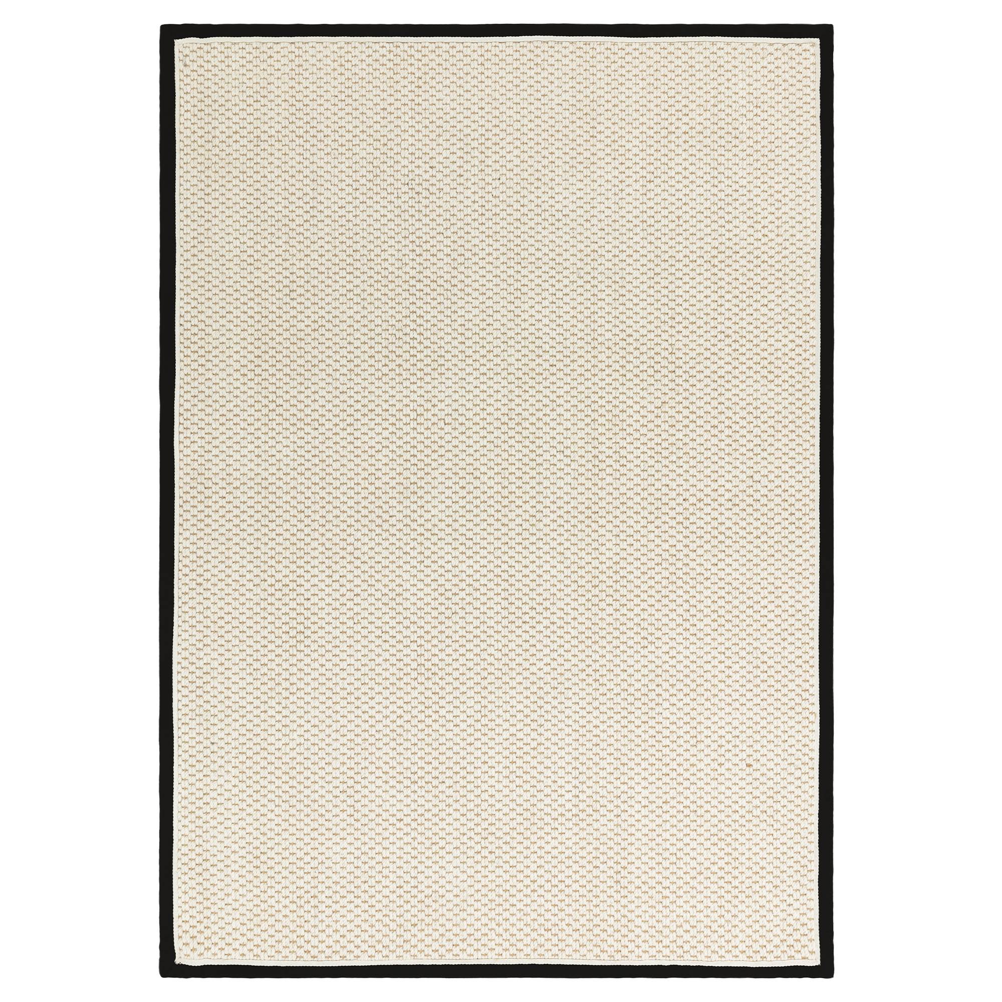 Korra Double Loop Charcoal Cream Rug