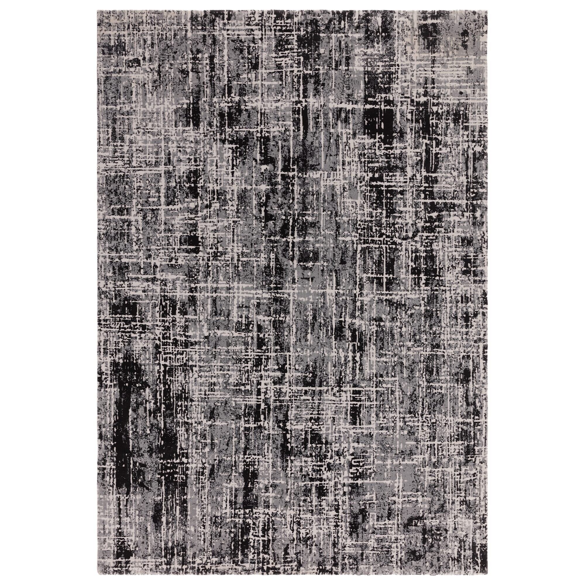 Alfombra Kuza Abstract Black