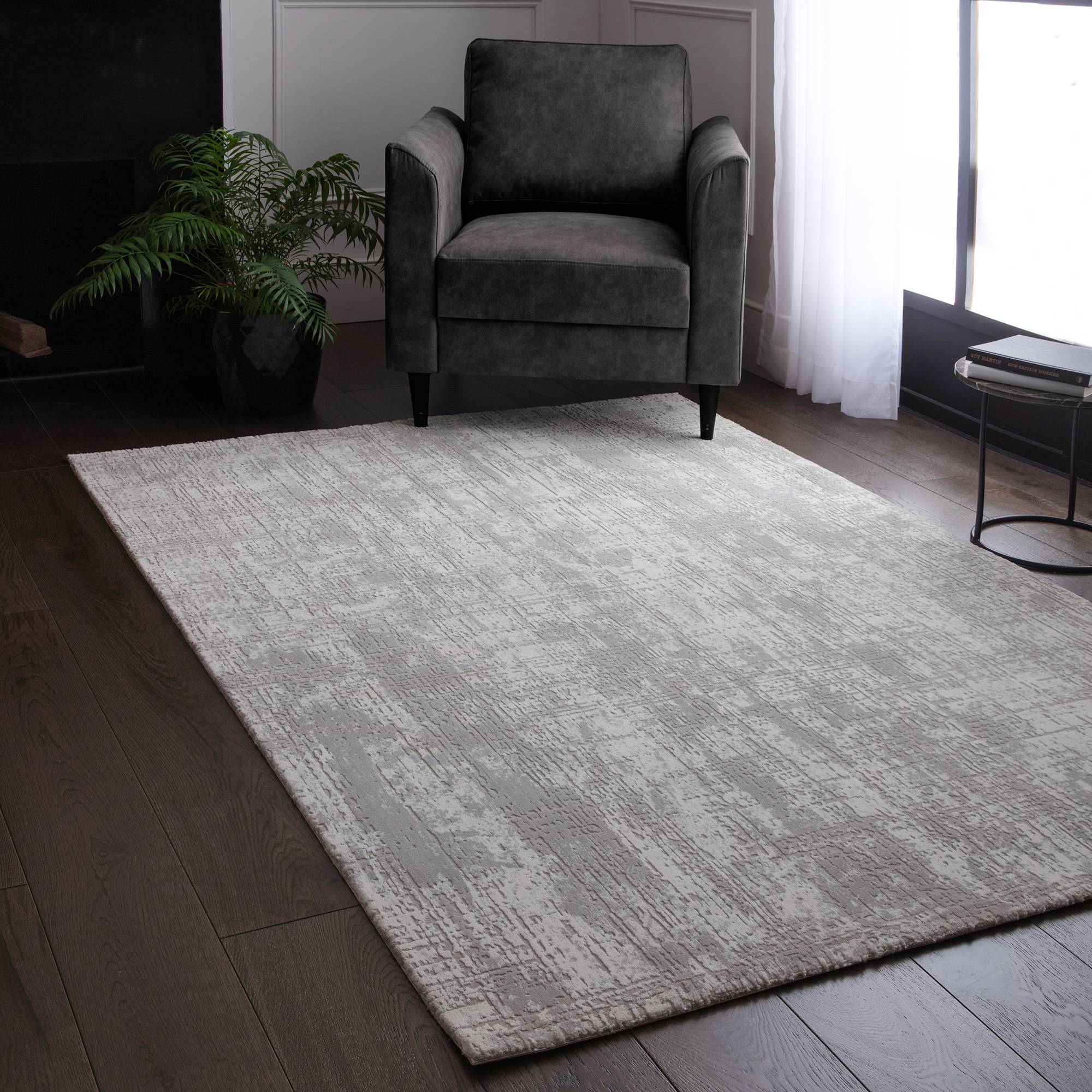 Alfombra Kuza Abstract Grey