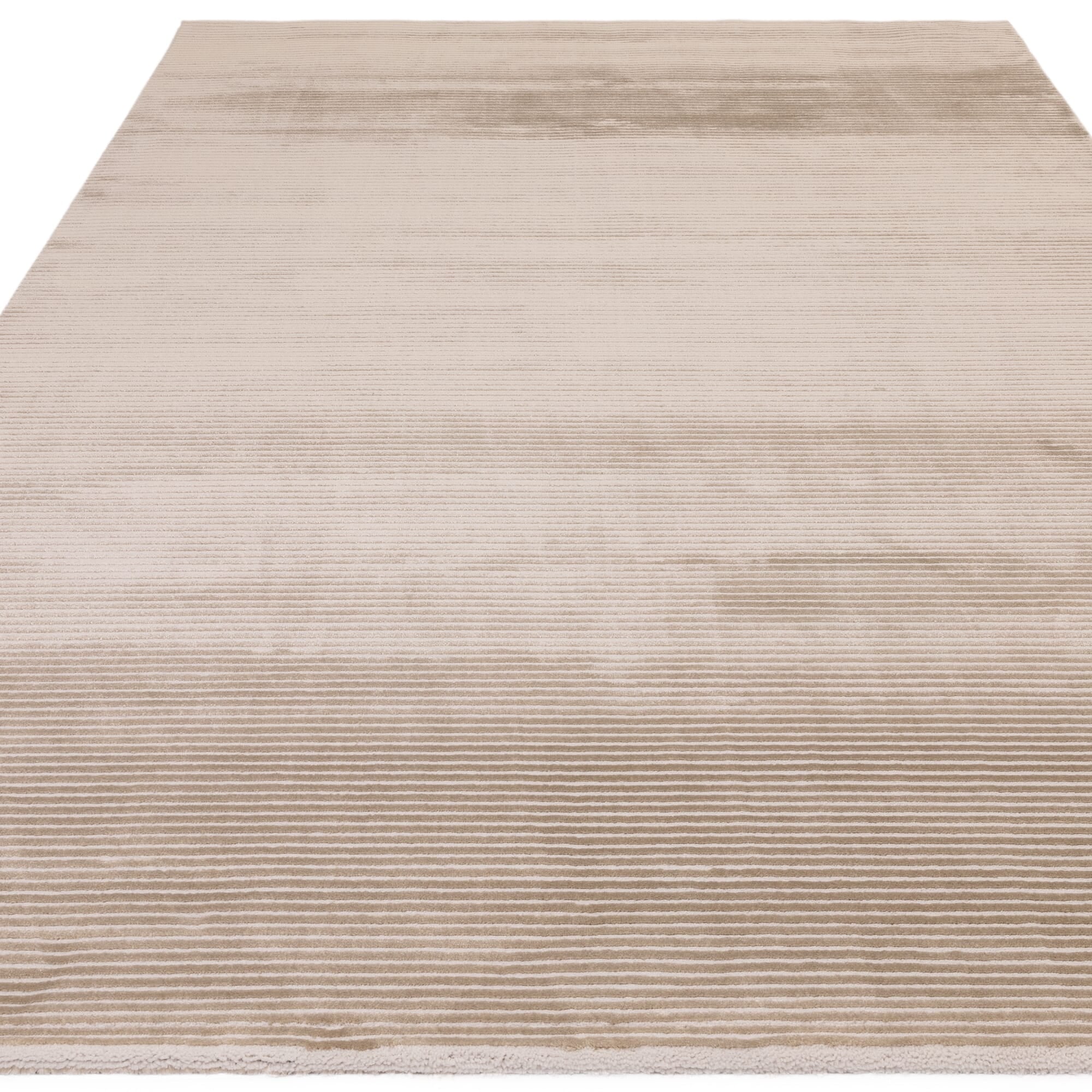 Alfombra Kuza Plain Stripe Beige