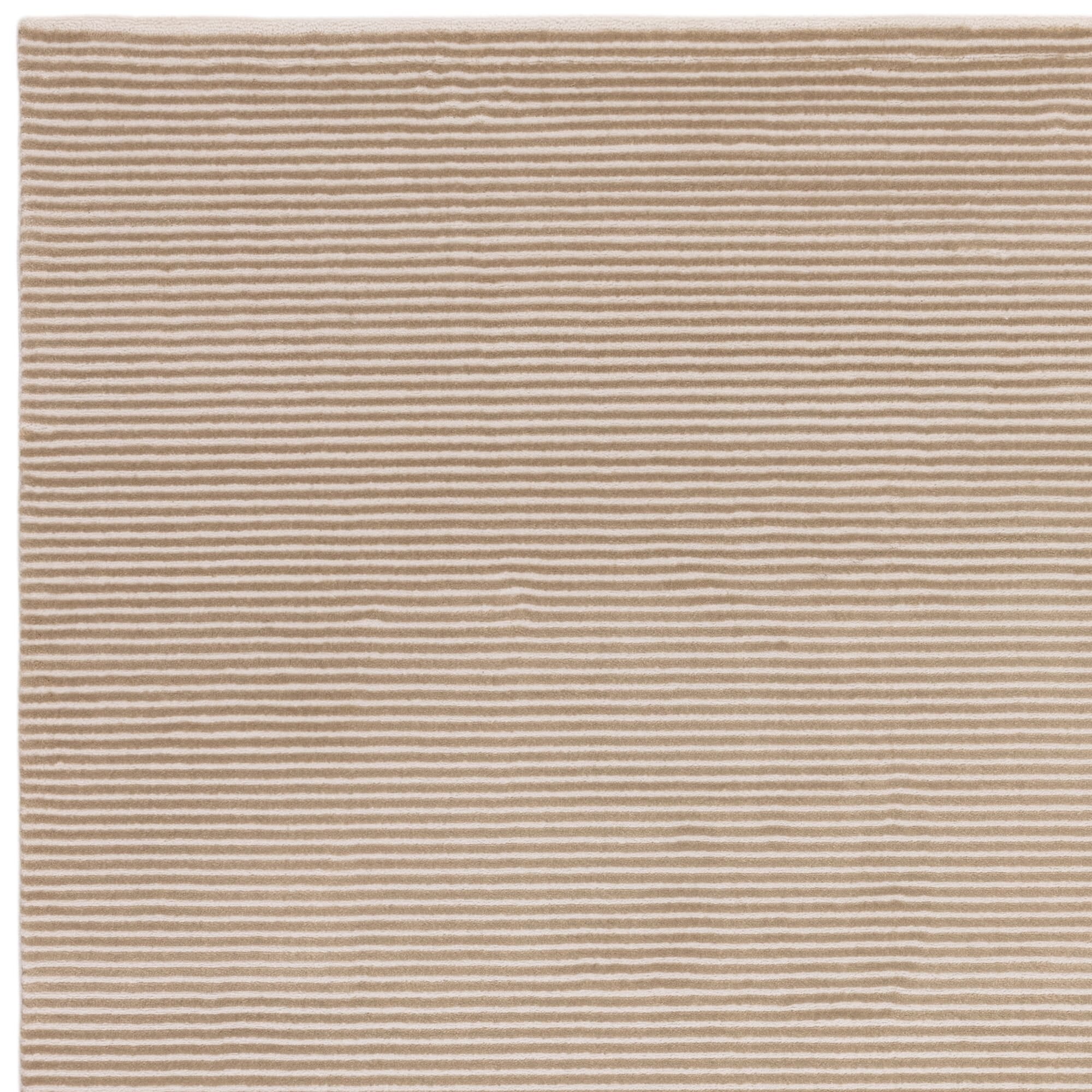 Alfombra Kuza Plain Stripe Beige