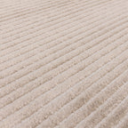 Alfombra Kuza Plain Stripe Beige
