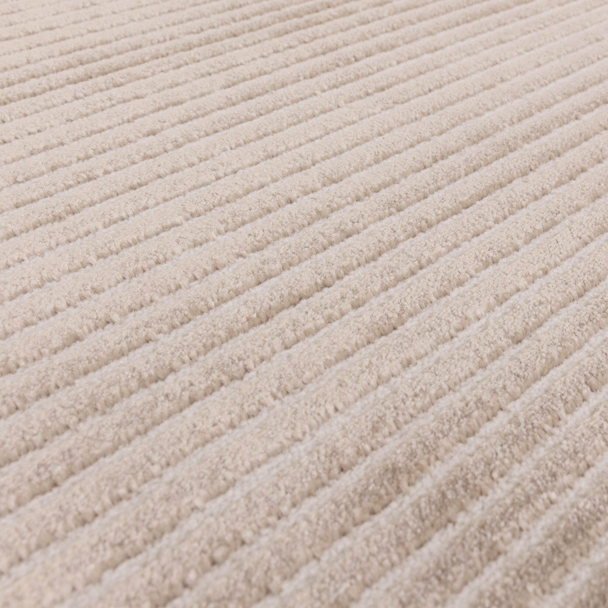 Alfombra Kuza Plain Stripe Beige