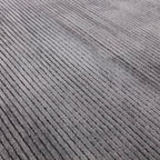Kuza Plain Stripe Charcoal Rug