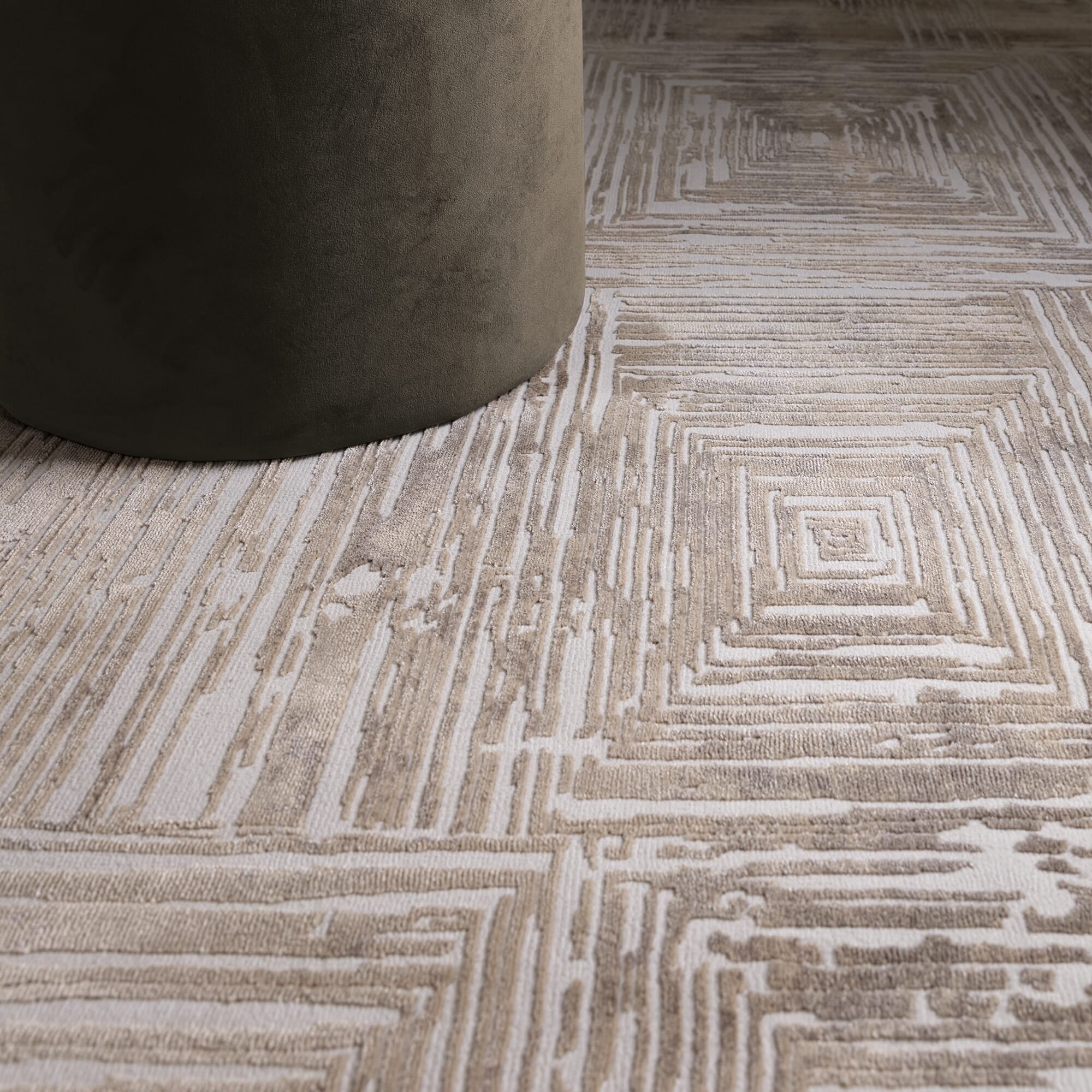 Alfombra Kuza Retrato Beige