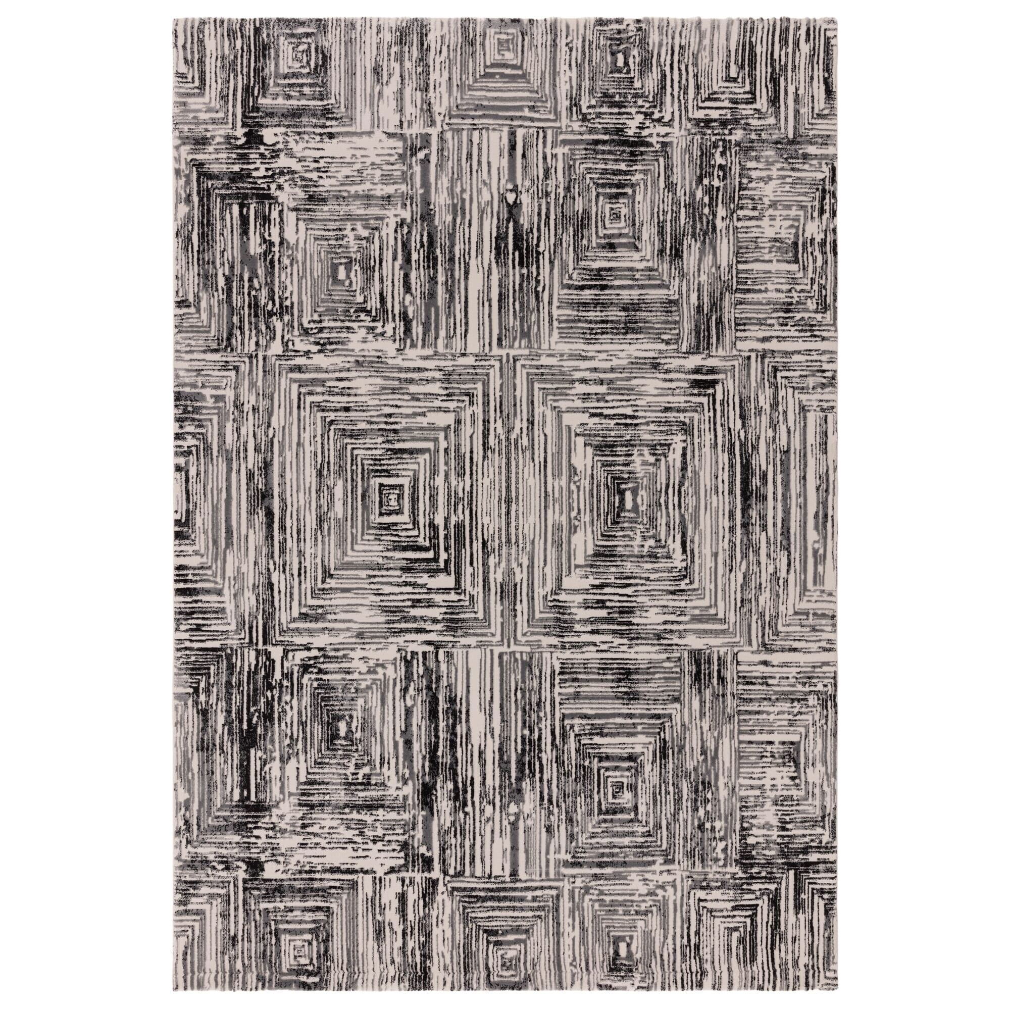 Alfombra Kuza Retrato Gris