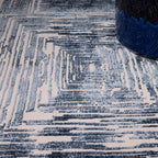 Alfombra Kuza Retrato Azul Marino