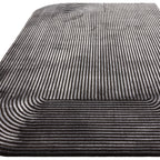 Kuza Shape Black / Charcoal Rug