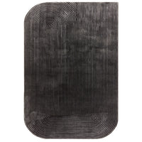 Kuza Shape Black / Charcoal Rug