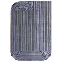 Alfombra Kuza Shape Negro / Navy
