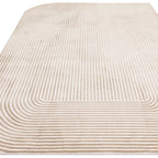 Kuza Shape Gold / Cream Rug