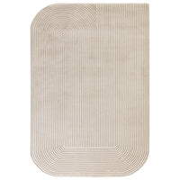 Kuza Shape Gold / Cream Rug