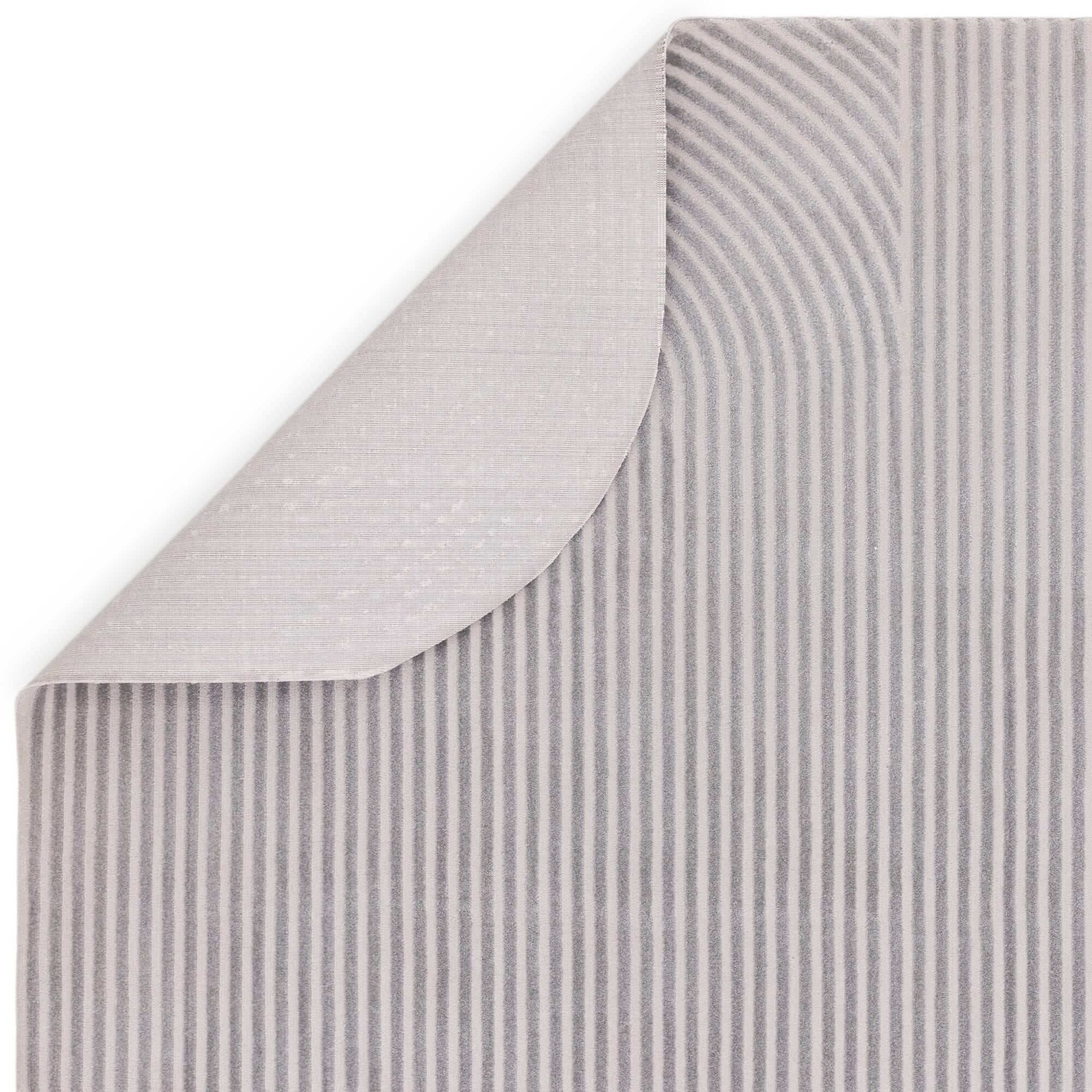 Alfombra Kuza Shape Plata / Gris