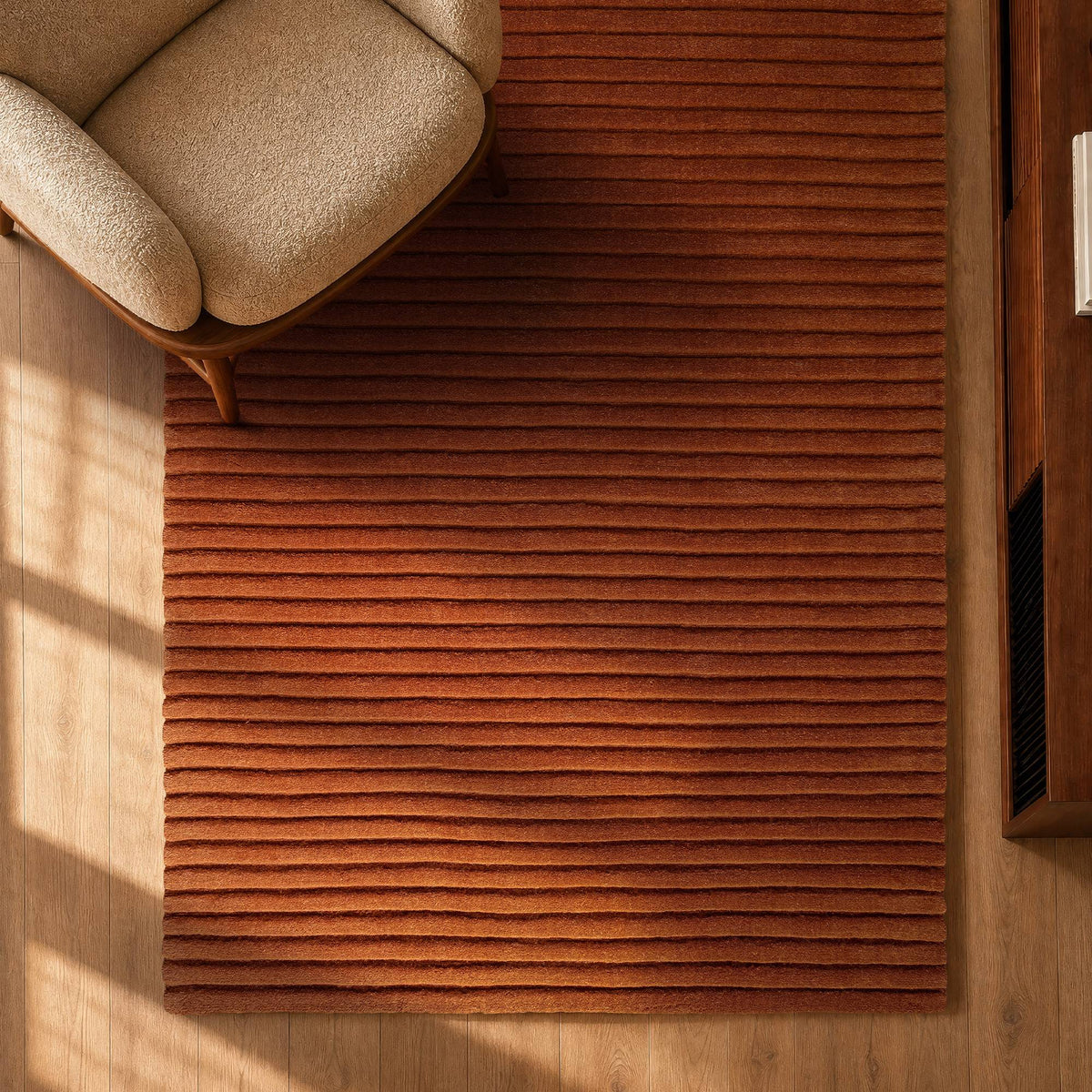 Linie Rust Rug