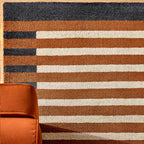 MADE Lois Rust & Teal Rug