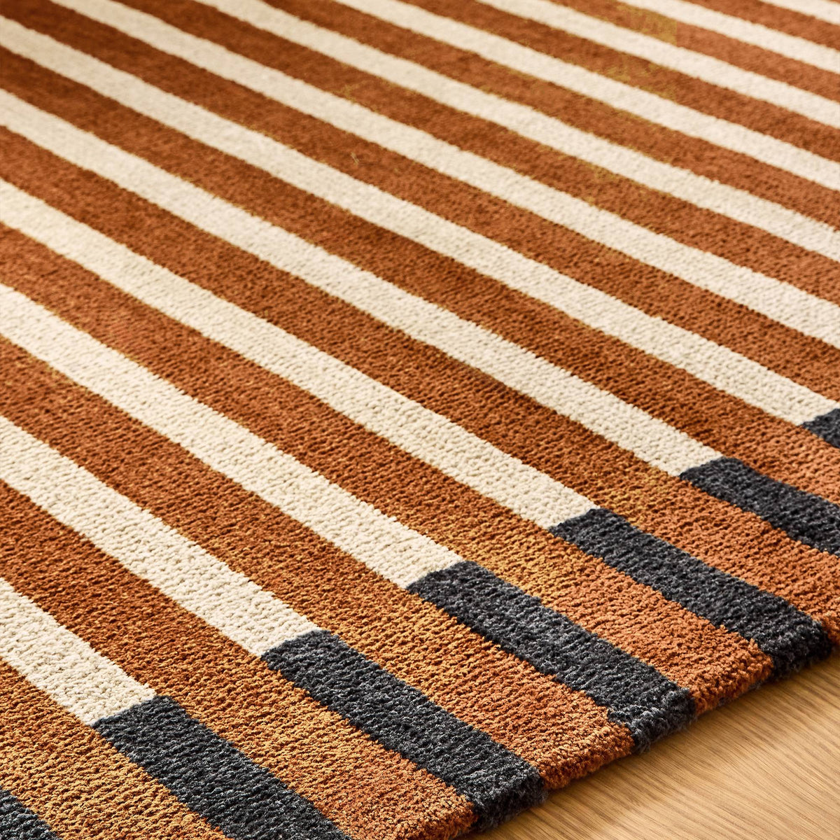 MADE Lois Rust & Teal Rug
