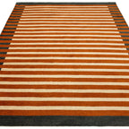 Alfombra MADE Lois Óxido y Verde Azulado