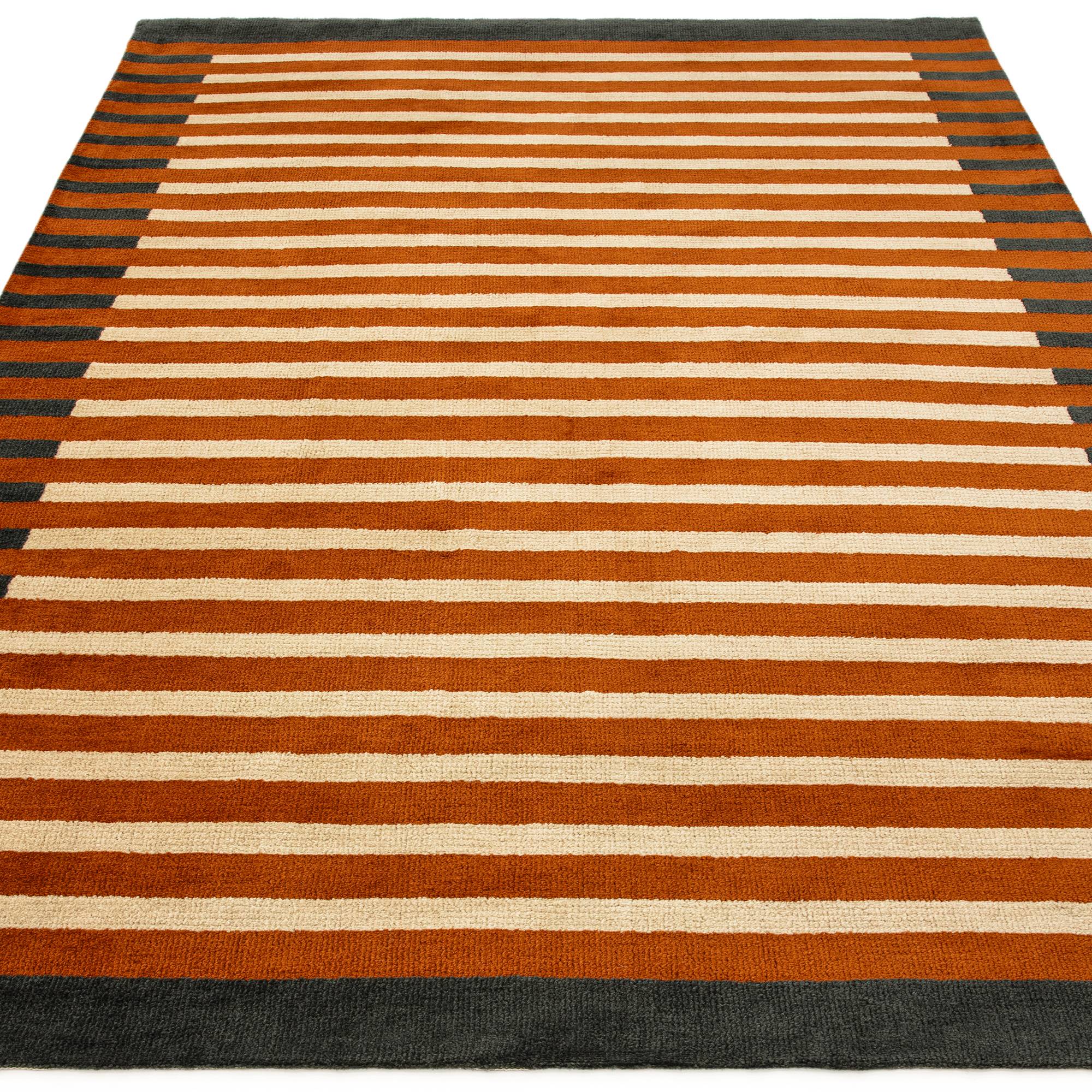 Alfombra MADE Lois Óxido y Verde Azulado