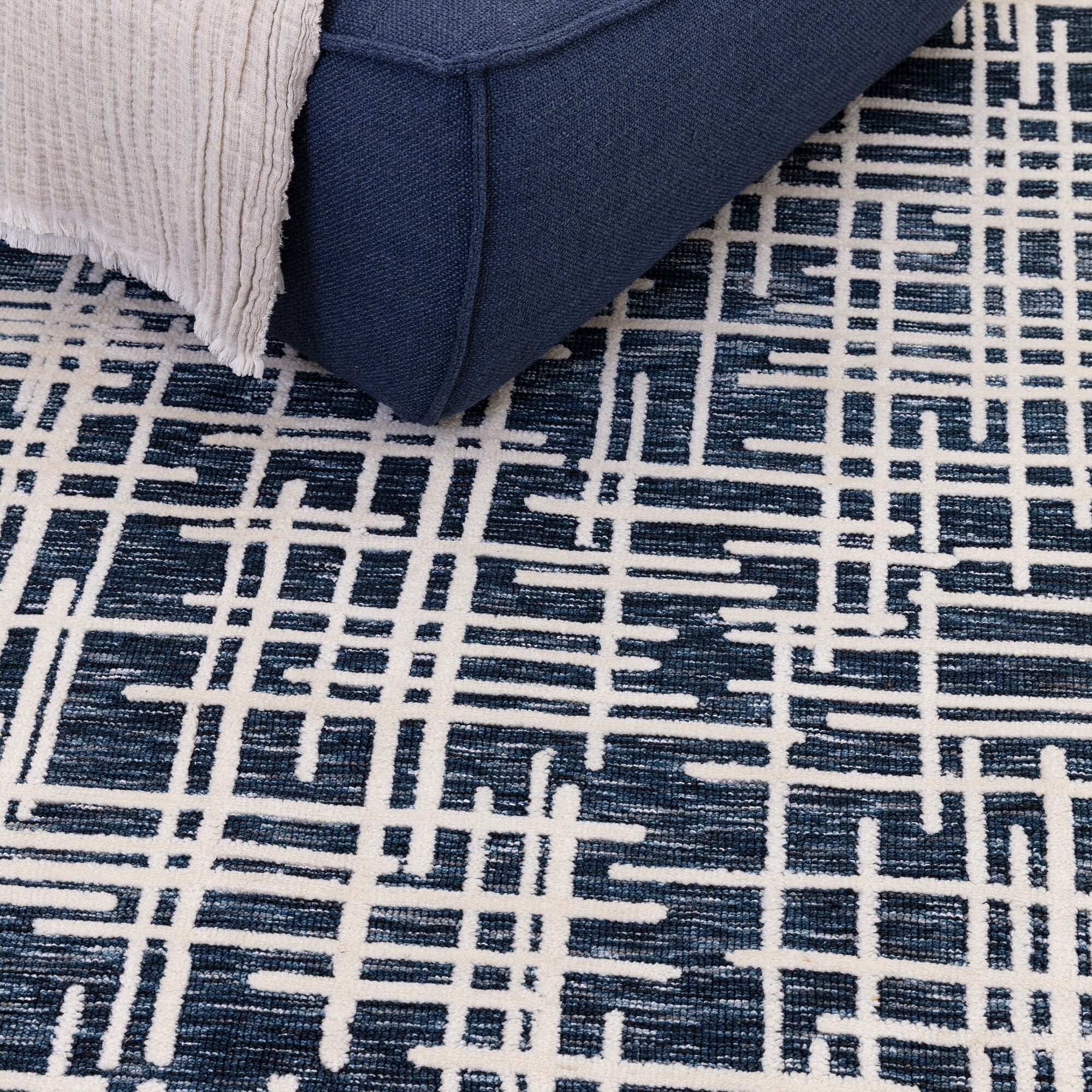 Mason Blueprint Rug - Asiatic Carpets - London