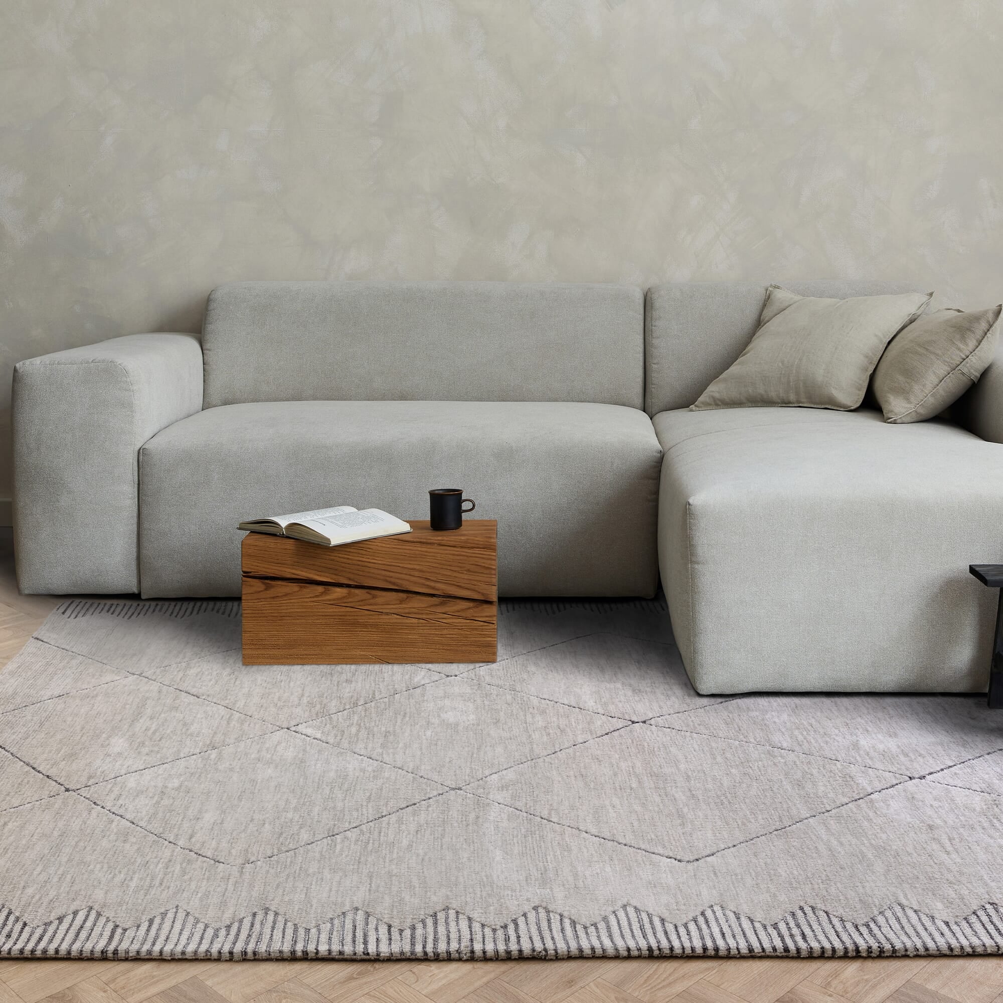 Alfombra Mason Diamante Gris