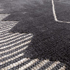 Mason Diamond Black Rug