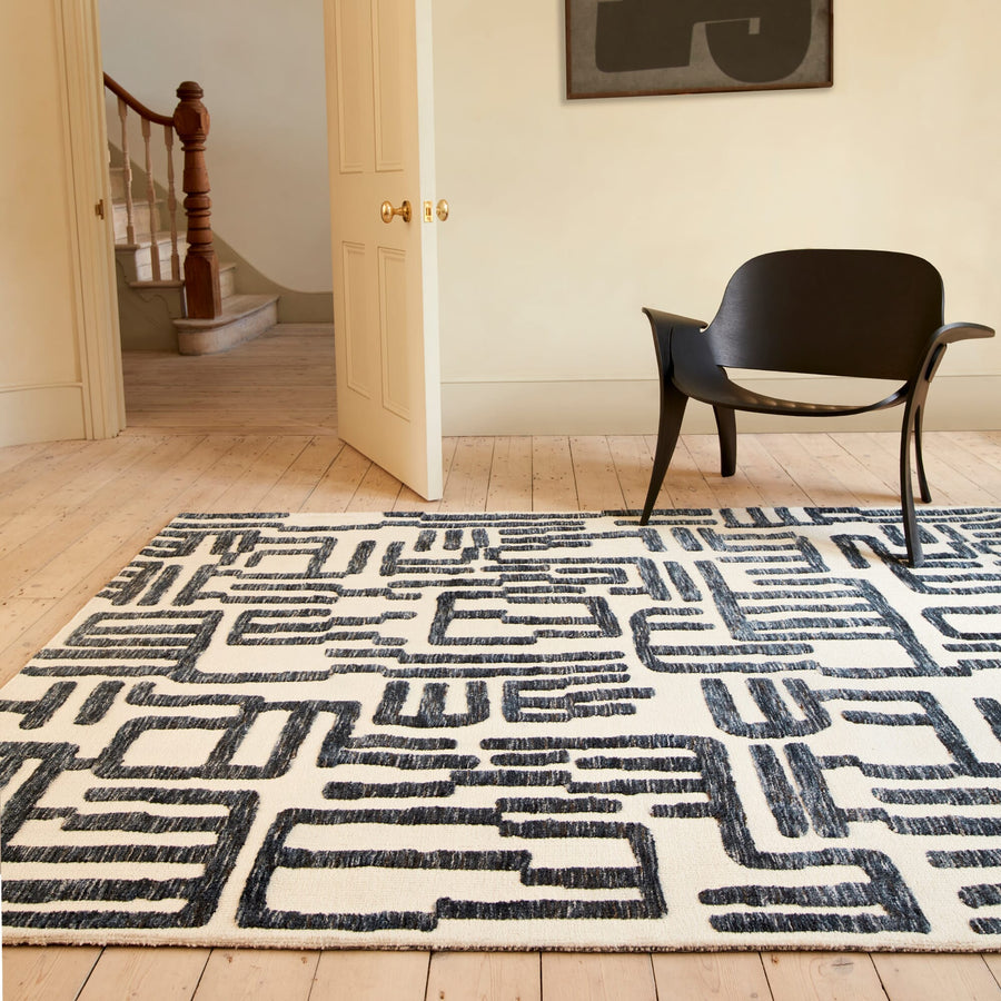 Mason Script Rug