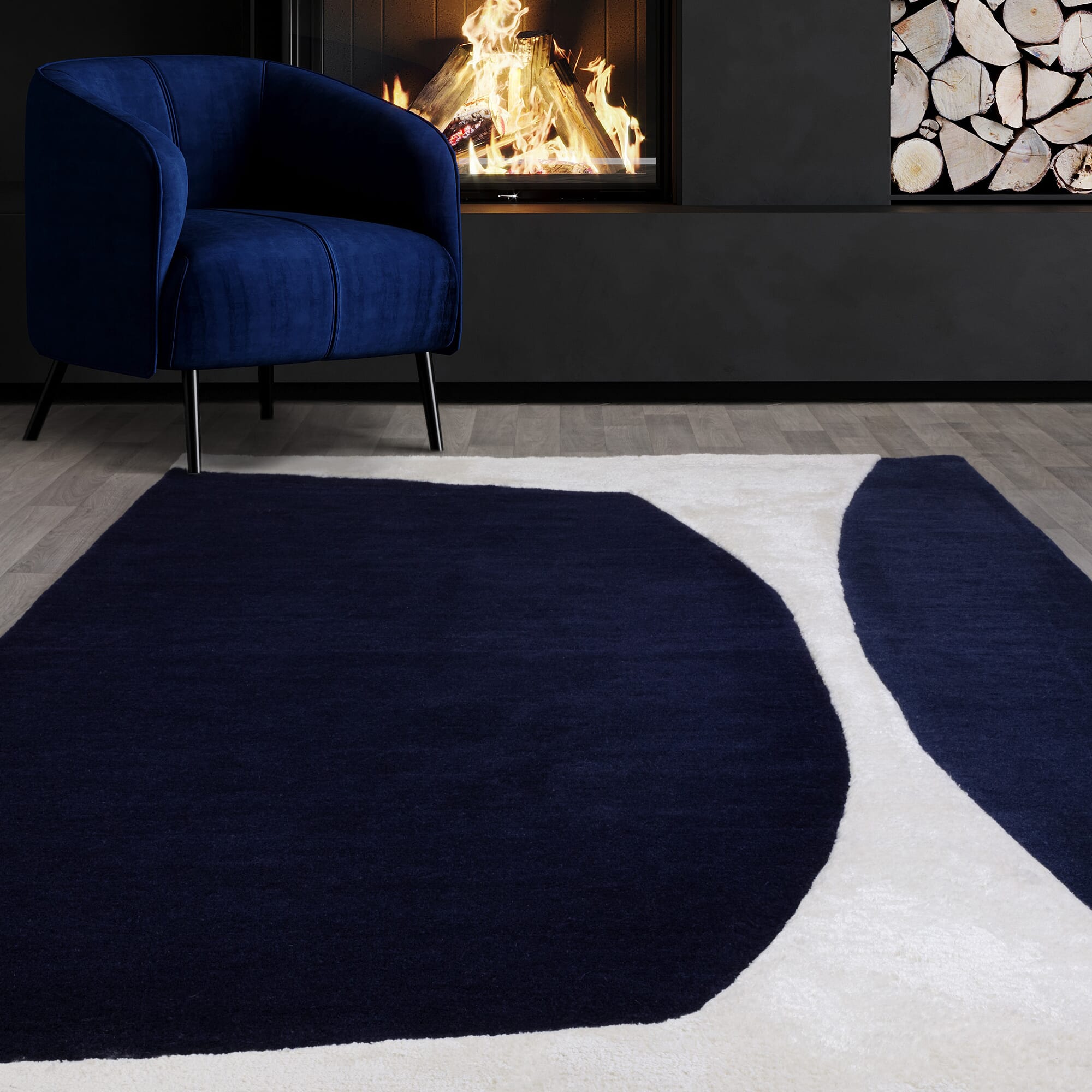 Alfombra Matrix Signature Indigo MAX102