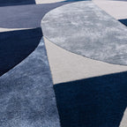 Alfombra Matrix Oval Indigo MAX74
