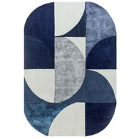 Alfombra Matrix Oval Indigo MAX74