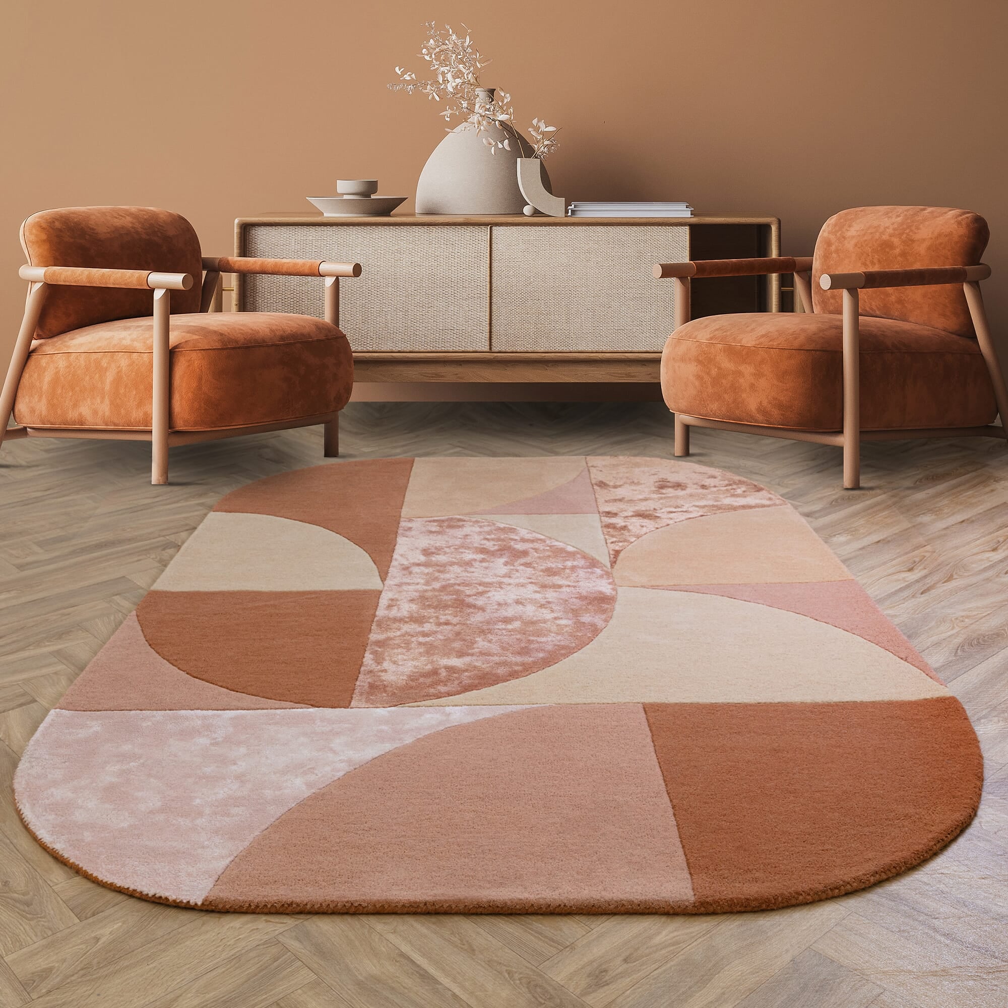 Alfombra Matrix Oval Earth MAX78