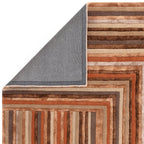 Alfombra Matrix Network Terracotta MAX80