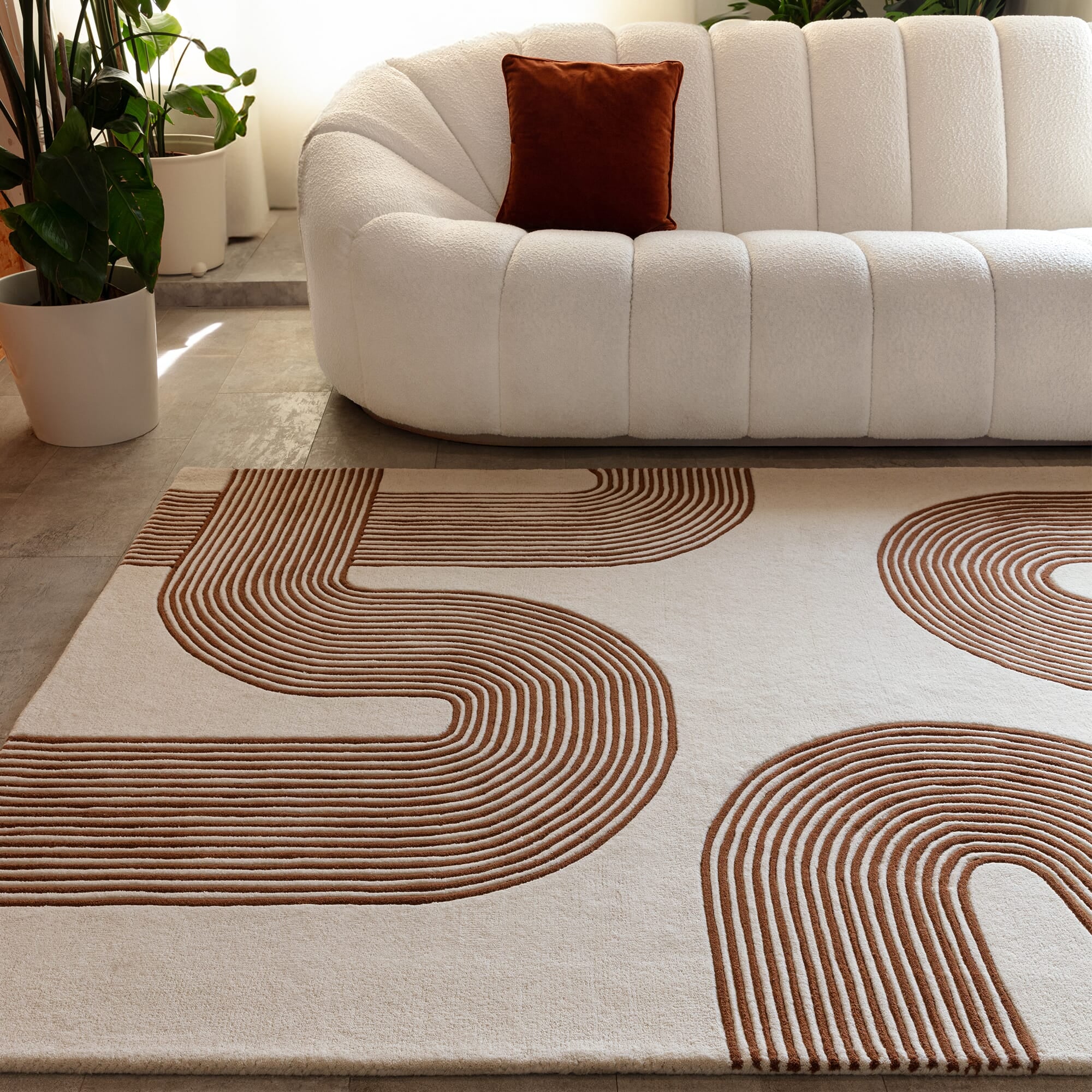 Alfombra Matrix Arcos Ámbar MAX85