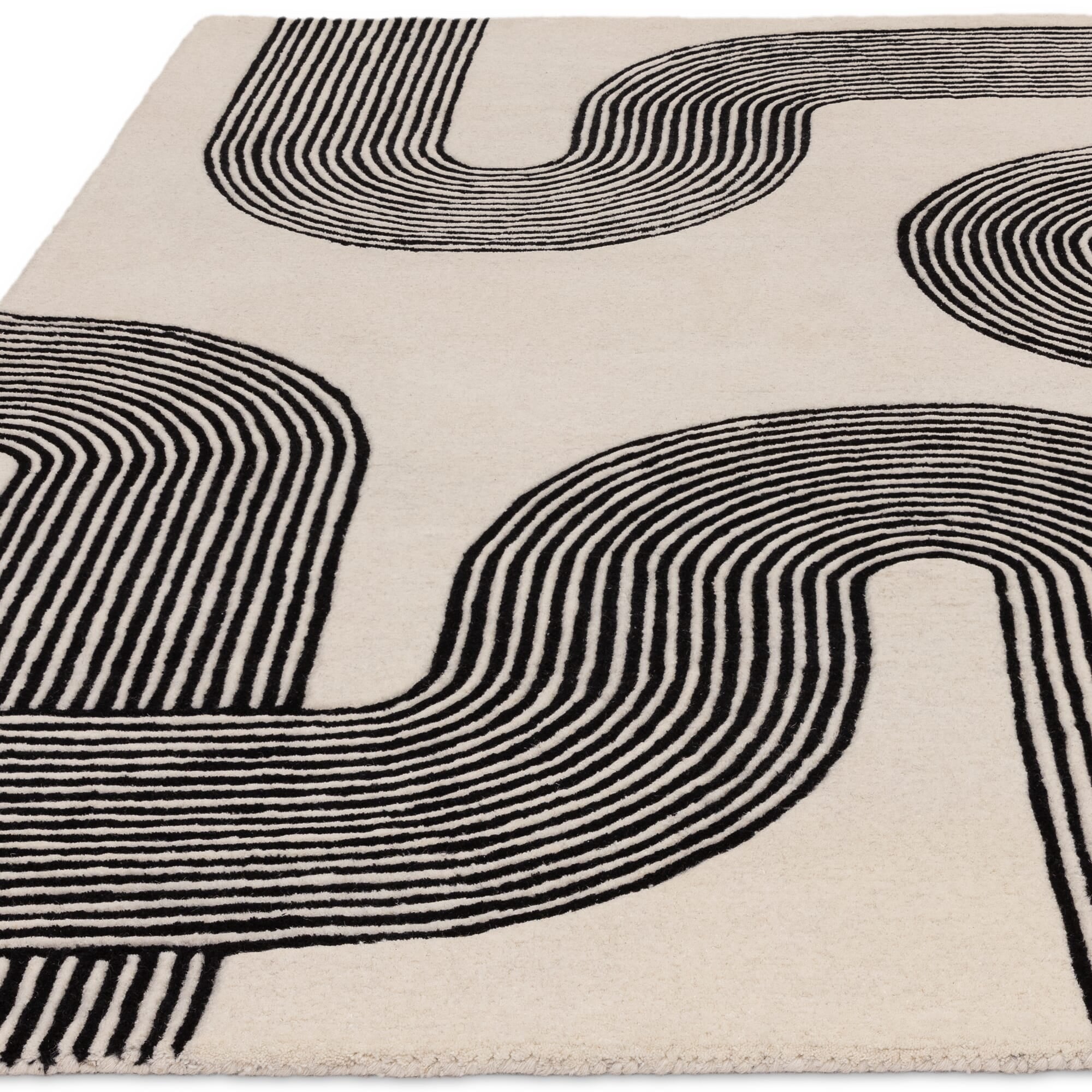 Alfombra Matrix Arcos Negro MAX87