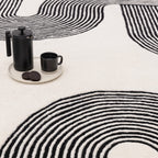 Alfombra Matrix Arcos Negro MAX87