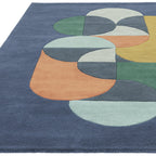 Alfombra Matrix Declaración Azul Marino MAX91