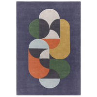 Matrix Statement Navy Rug MAX91