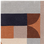 Alfombra Matrix Klotski Terracota MAX88