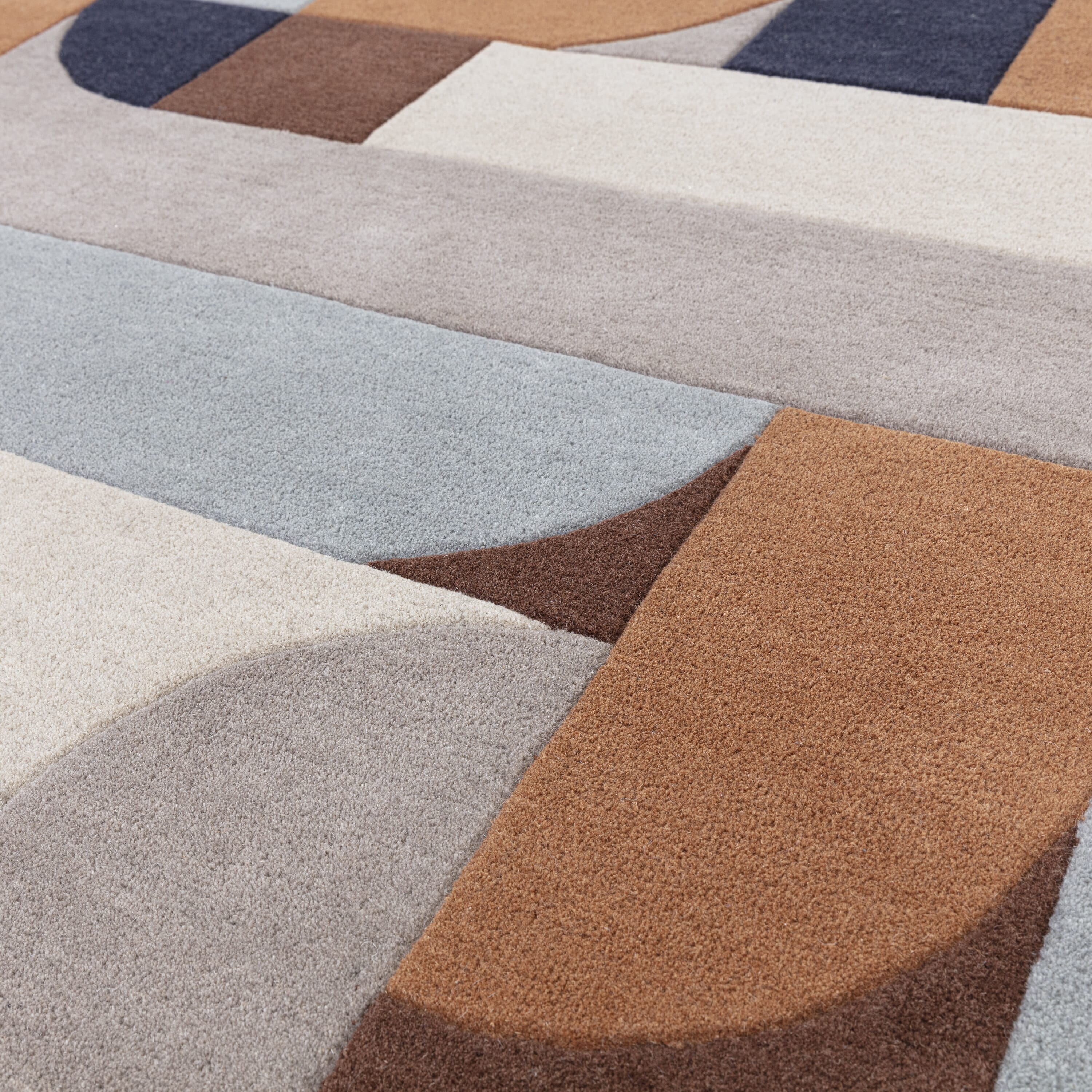 Alfombra Matrix Klotski Terracota MAX88