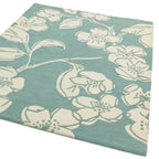 Matrix Devore Blue Hand Tufted Wool Rug MAX12