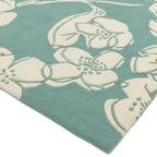 Matrix Devore Blue Hand Tufted Wool Rug MAX12