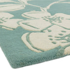 Matrix Devore Blue Hand Tufted Wool Rug MAX12