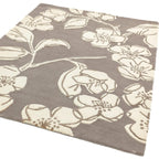 Alfombra de lana Matrix Devore taupe, hecha a mano MAX14