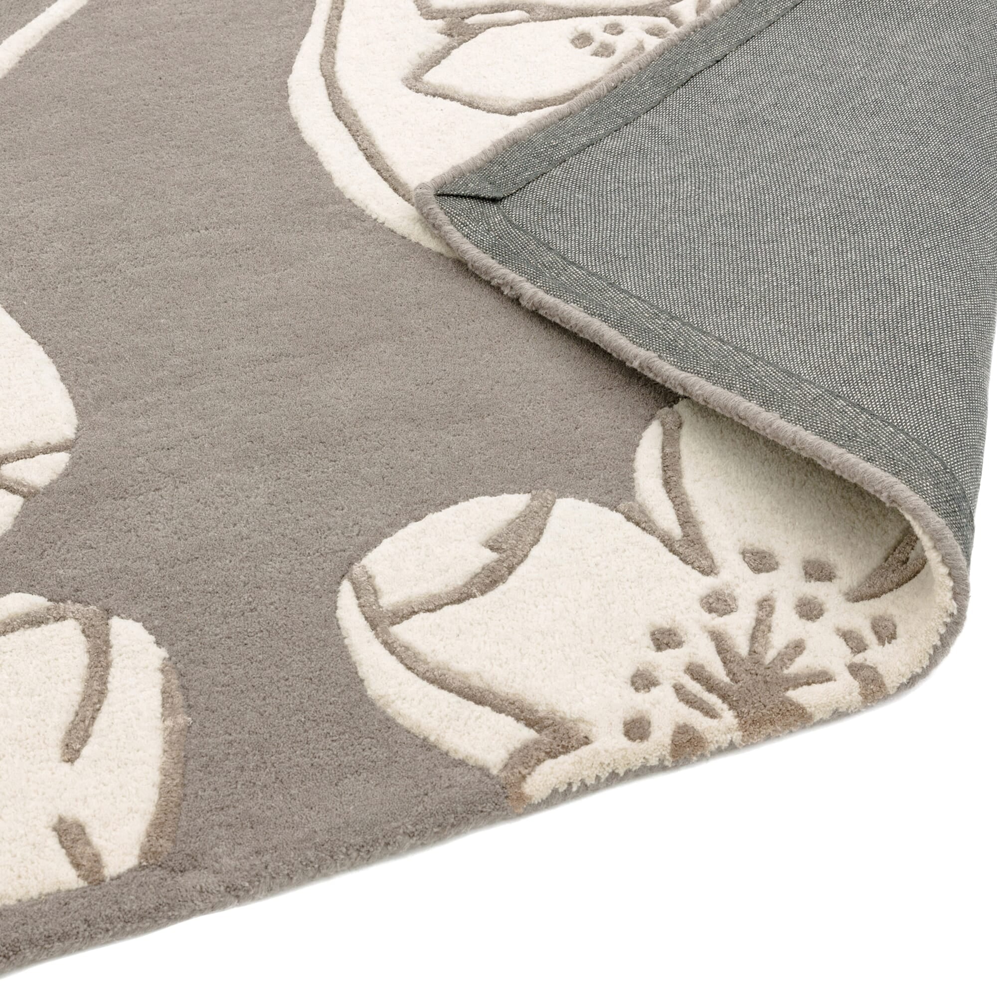 Alfombra de lana Matrix Devore taupe, hecha a mano MAX14