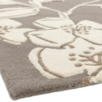 Alfombra de lana Matrix Devore taupe, hecha a mano MAX14