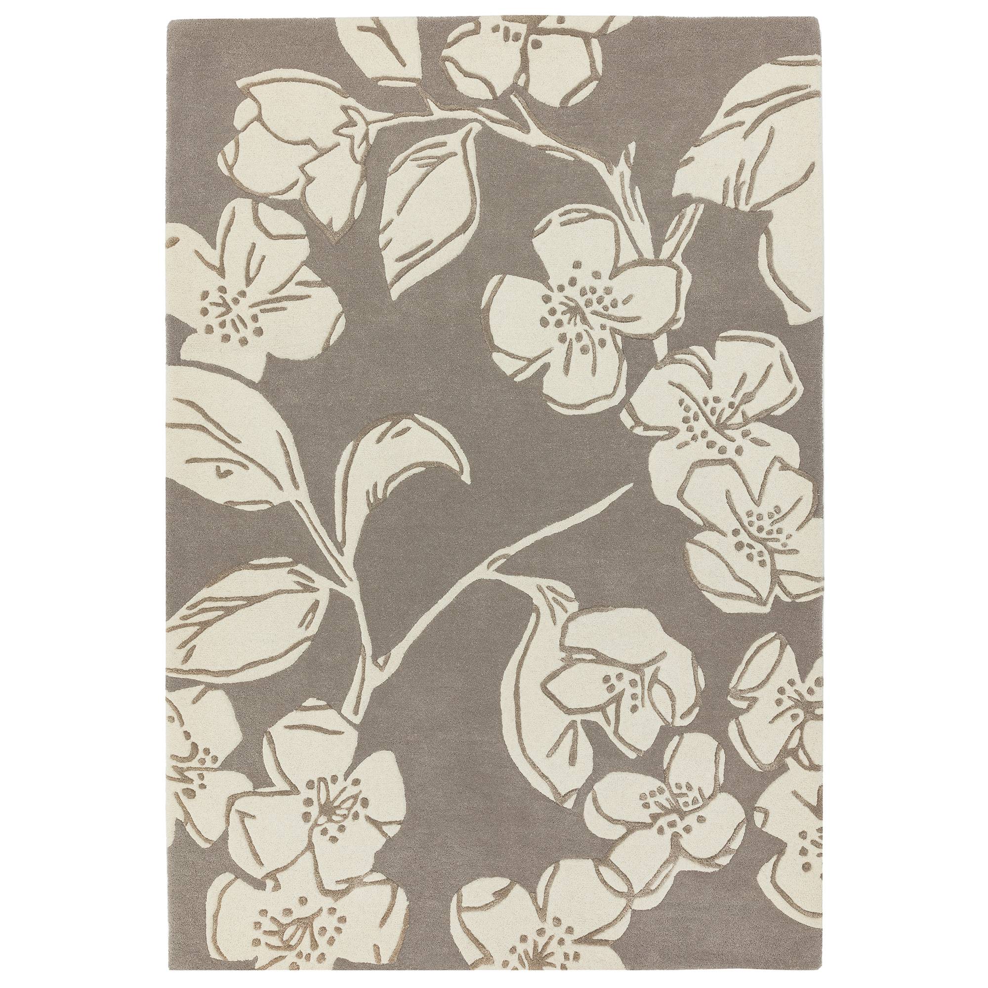 Alfombra de lana Matrix Devore taupe, hecha a mano MAX14