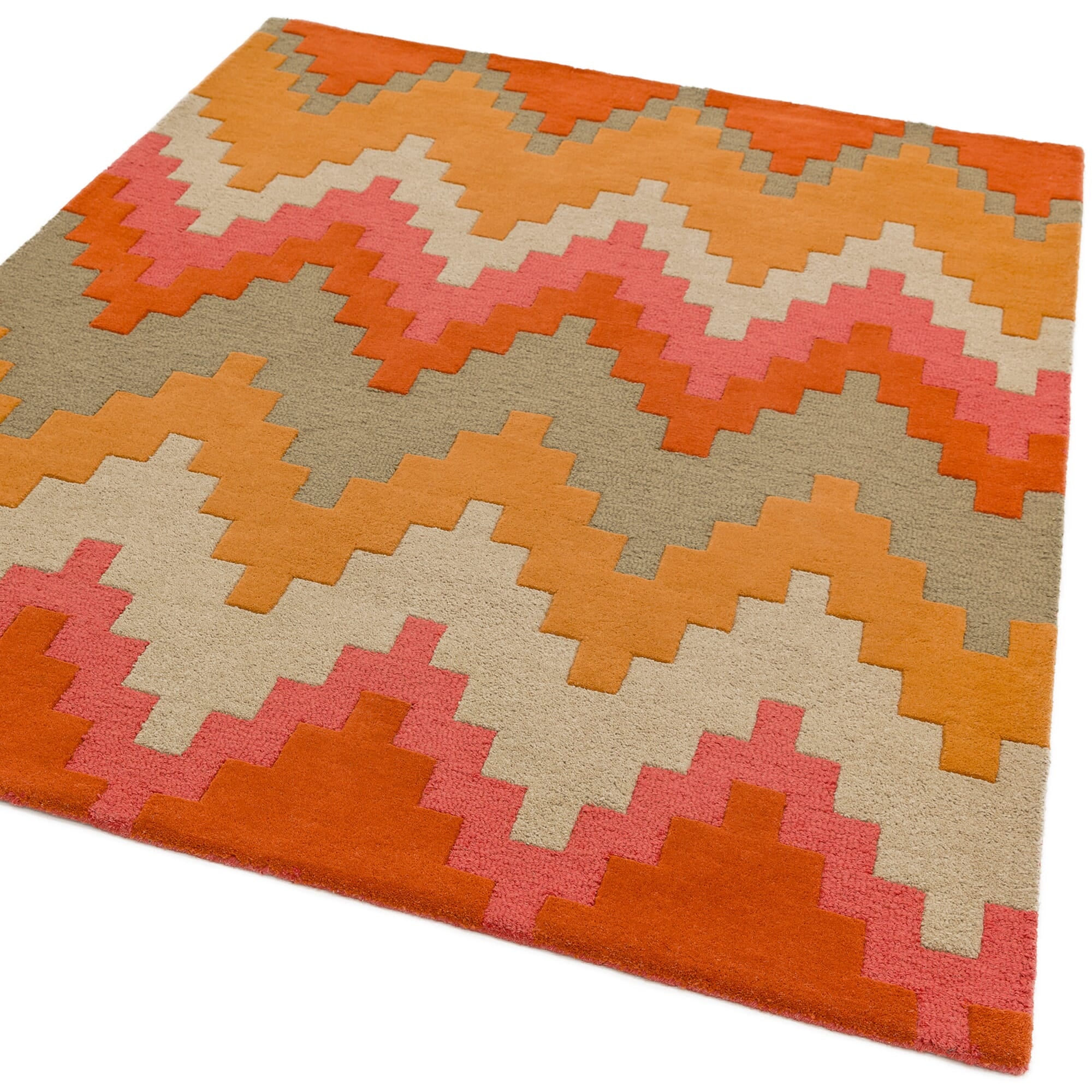 Alfombra de Lana Tejida a Mano Matrix Cuzzo Sienna MAX23  