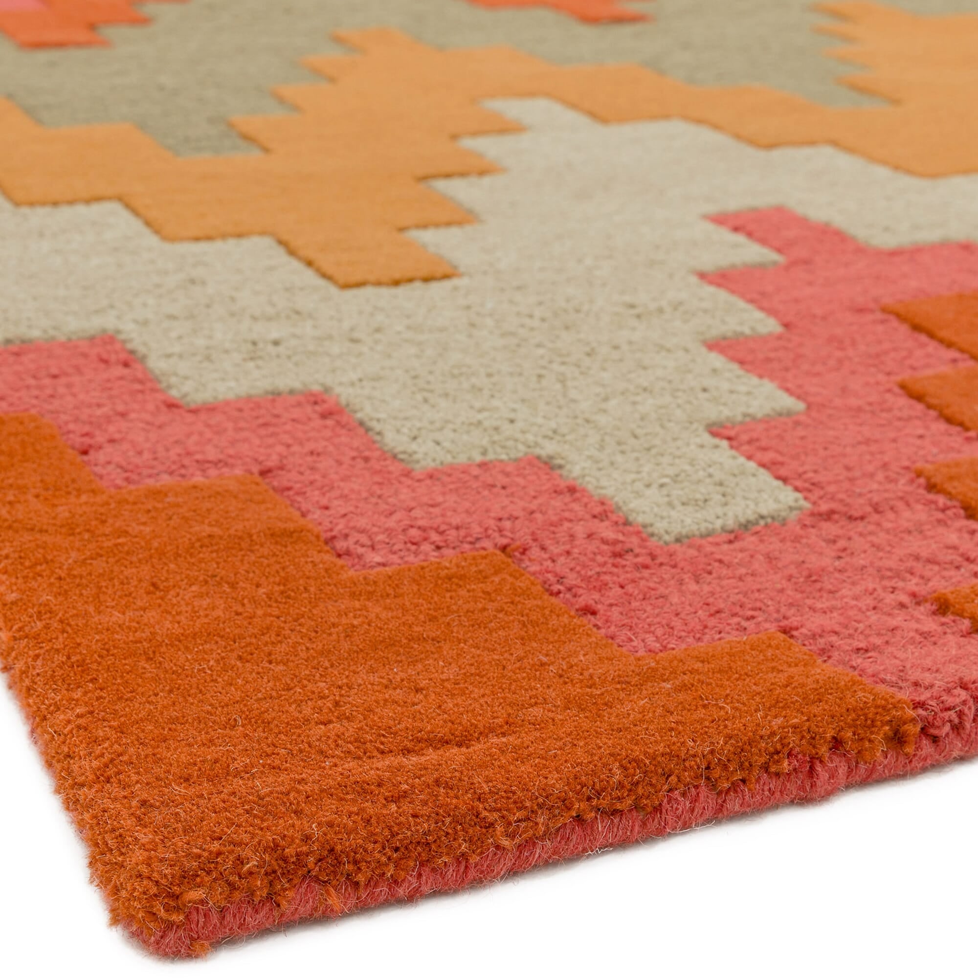 Alfombra de Lana Tejida a Mano Matrix Cuzzo Sienna MAX23  