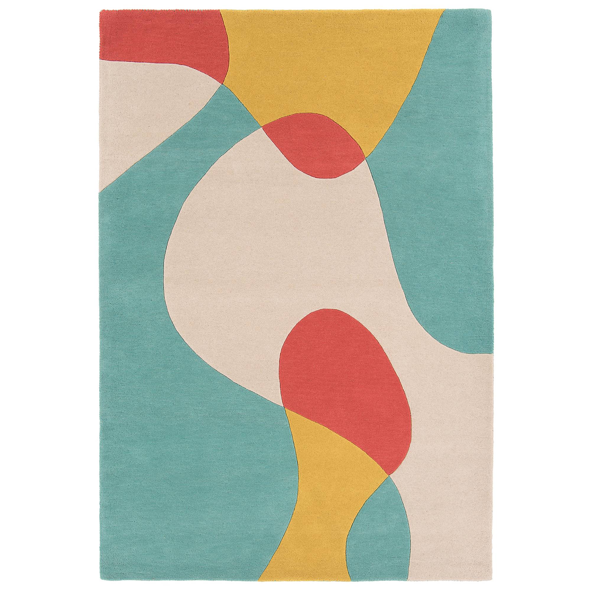 Matrix Arc Bright Hand Tufted Wool Rug MAX53