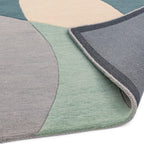 Matrix Arc Sky Hand Tufted Wool Rug MAX56